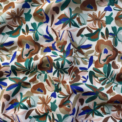 Printed Viscose GAIA Fir / Brown